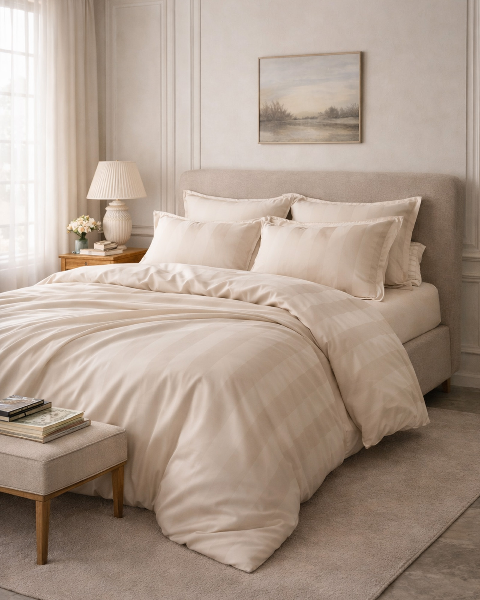 Dekbedset TOULOUSE Ivory