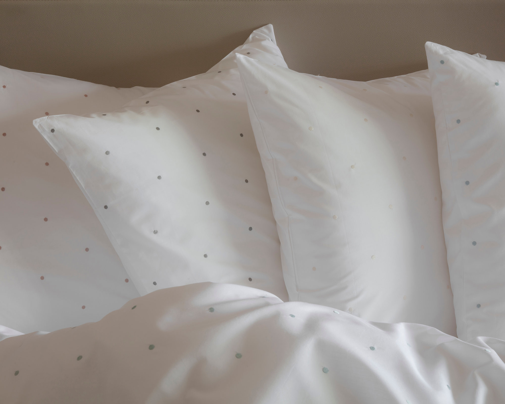 Bed linen set DOTS Mint