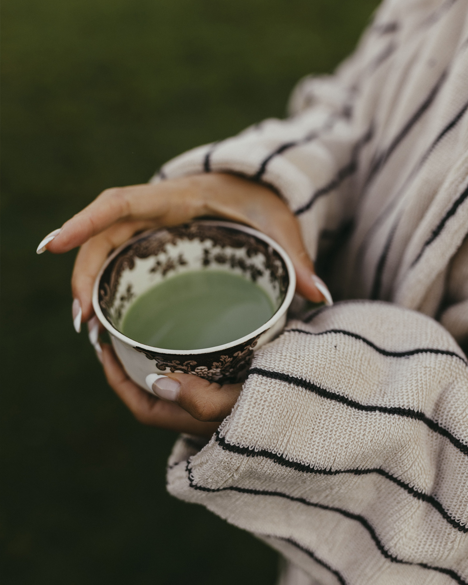 Badjas NARAM Creme & ink