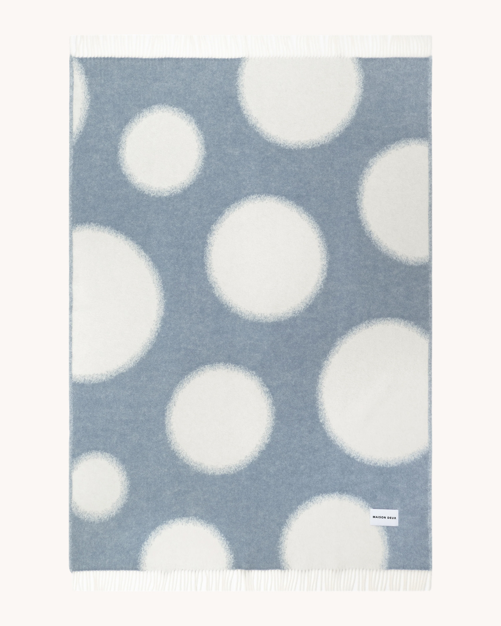 Plaid POLKA BOLD Denim/White