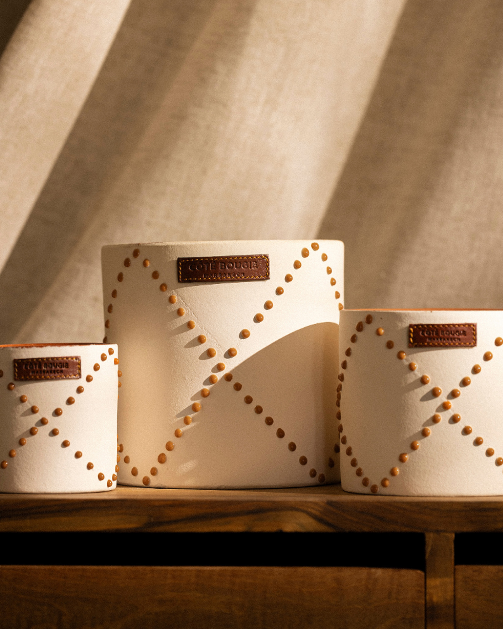 Kaars NOMAD Blanc terra