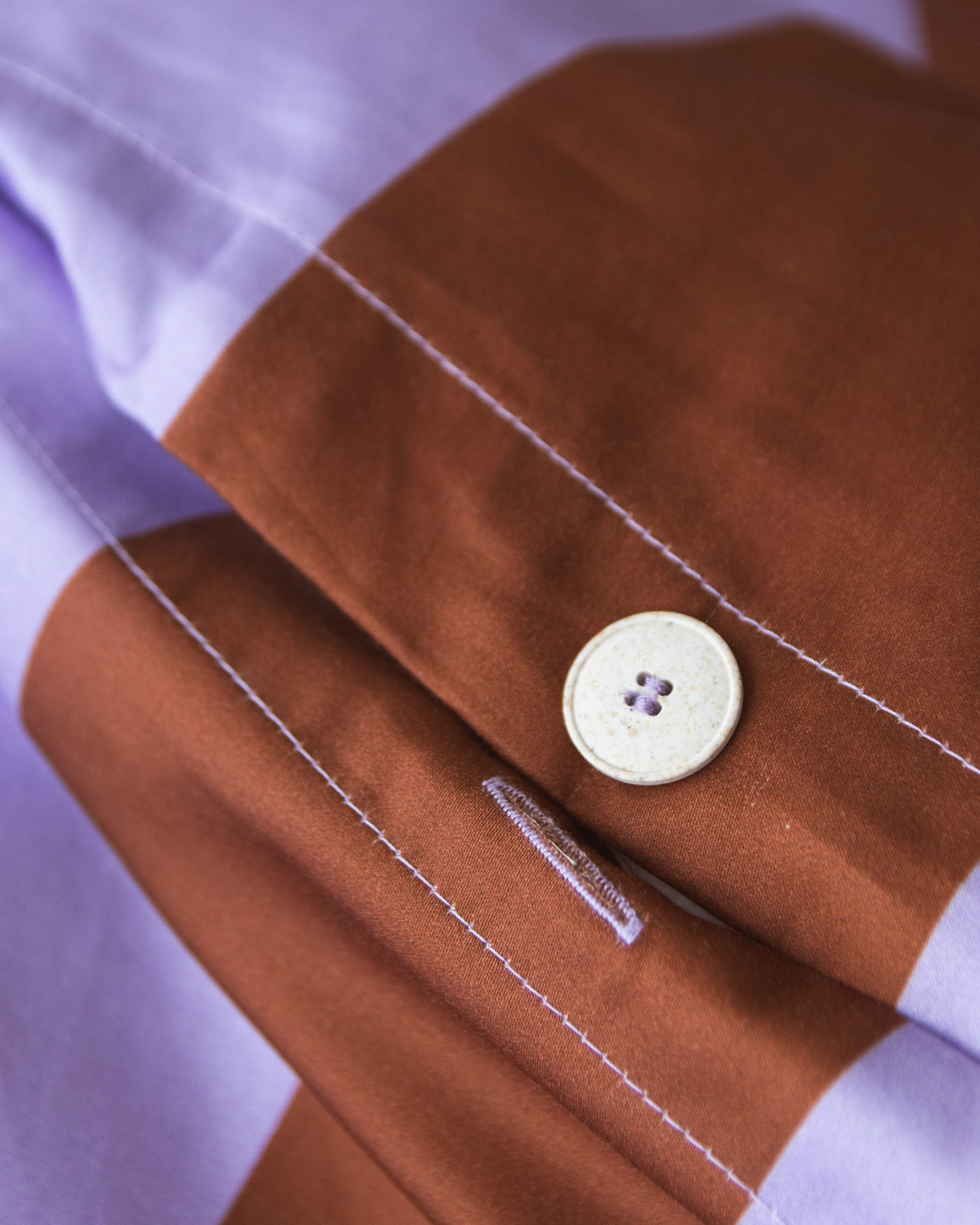 Bed linen set EMILIO Lavender/Tan