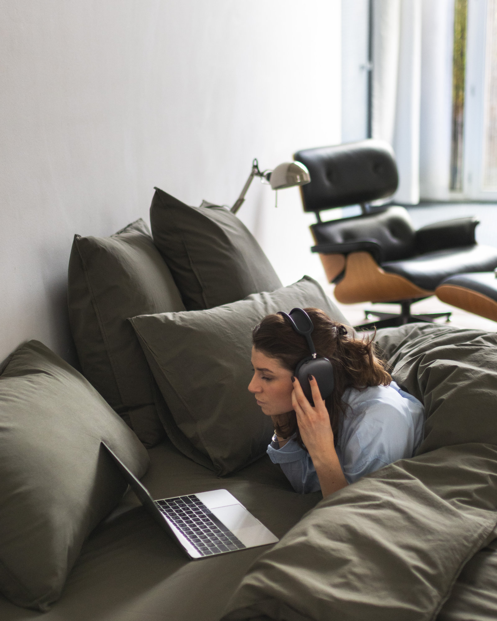 Dekbedset VINTAGE COTTON Khaki Green